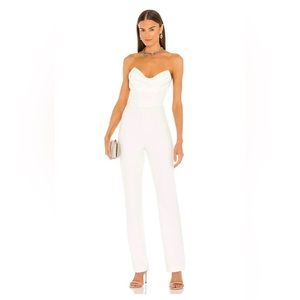 White Revolve Jumpsuit